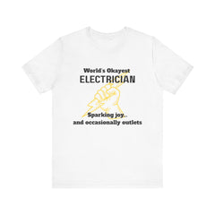 Funny Electrician T-Shirt, Gift for Electricians, Work Apparel, Humor Tee, Electrician Shirt, Job Celebration Tee