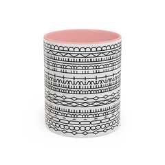 You're My Best Friend Stylish Accent Coffee Mug - Modern Design, Home Decor, Gift for Coffee Lovers, Unique Mug for Birthdays, Black and White Pattern