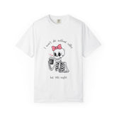 Unisex Skeleton Coffee T-Shirt - Perfect for Coffee Lovers & Halloween