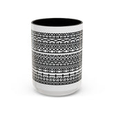 Mug - Best Friends Forever Colorful Geometric Design