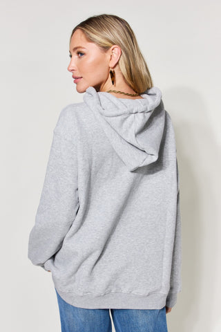 Simply Love Full Size Drawstring Long Sleeve Hoodie