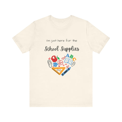 Teacher Tee - School Supplies Funny Unisex Shirt