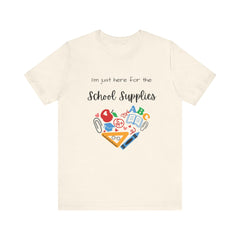 Teacher Tee - School Supplies Funny Unisex Shirt