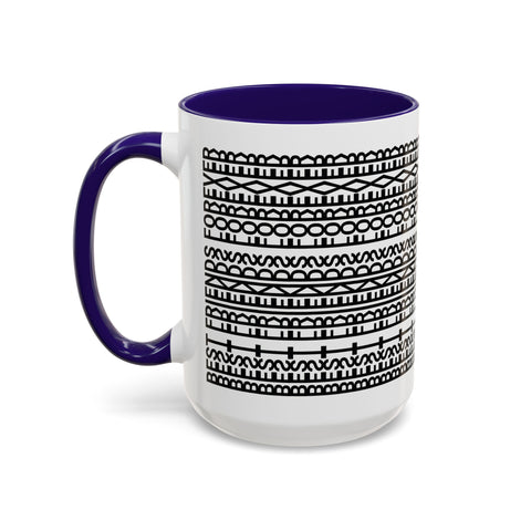 Mug - Best Friends Forever Colorful Geometric Design