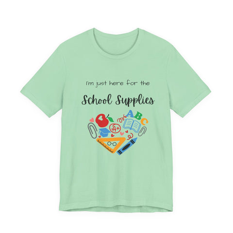 Teacher Tee - School Supplies Funny Unisex Shirt
