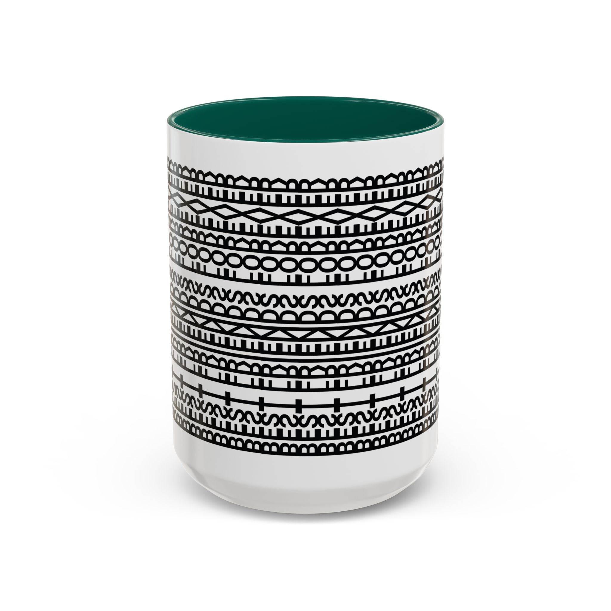 Mug - Best Friends Forever Colorful Geometric Design
