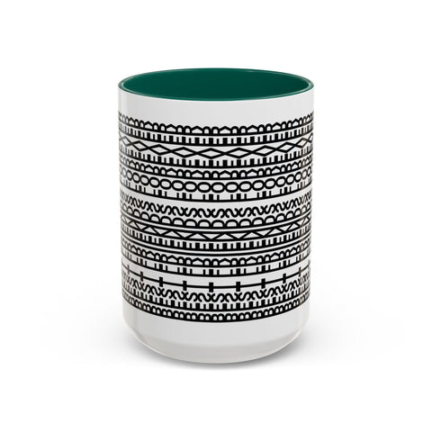 Mug - Best Friends Forever Colorful Geometric Design