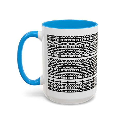Mug - Best Friends Forever Colorful Geometric Design