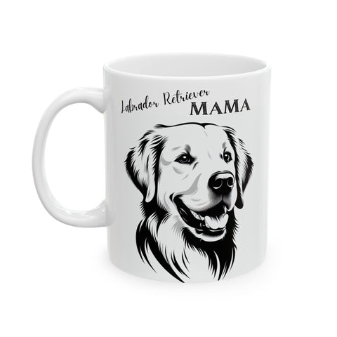 Mug - Cute Labrador Retriever with Labrador Retriever Mama Design