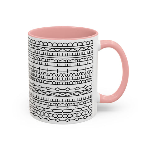 You're My Best Friend Stylish Accent Coffee Mug - Modern Design, Home Decor, Gift for Coffee Lovers, Unique Mug for Birthdays, Black and White Pattern