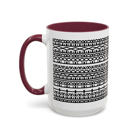 Mug - Best Friends Forever Colorful Geometric Design