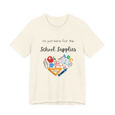 Teacher Tee - School Supplies Funny Unisex Shirt