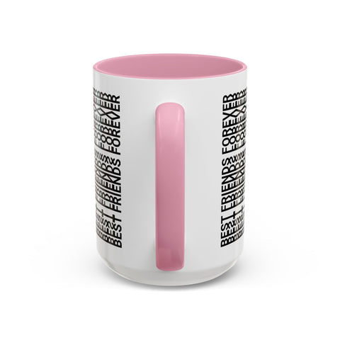 Mug - Best Friends Forever Colorful Geometric Design