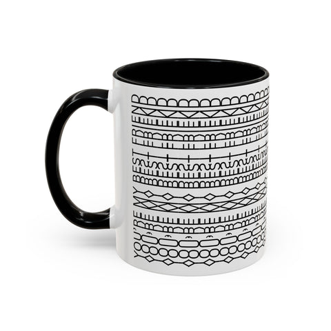 Mug - You're My Best Friend Geometric Shapes Coffee Cup