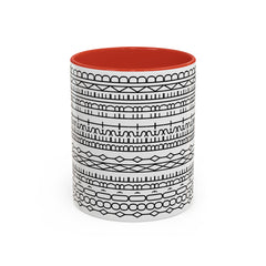You're My Best Friend Stylish Accent Coffee Mug - Modern Design, Home Decor, Gift for Coffee Lovers, Unique Mug for Birthdays, Black and White Pattern