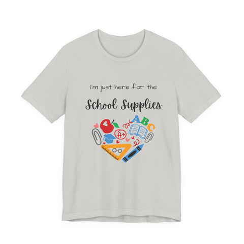Teacher Tee - School Supplies Funny Unisex Shirt