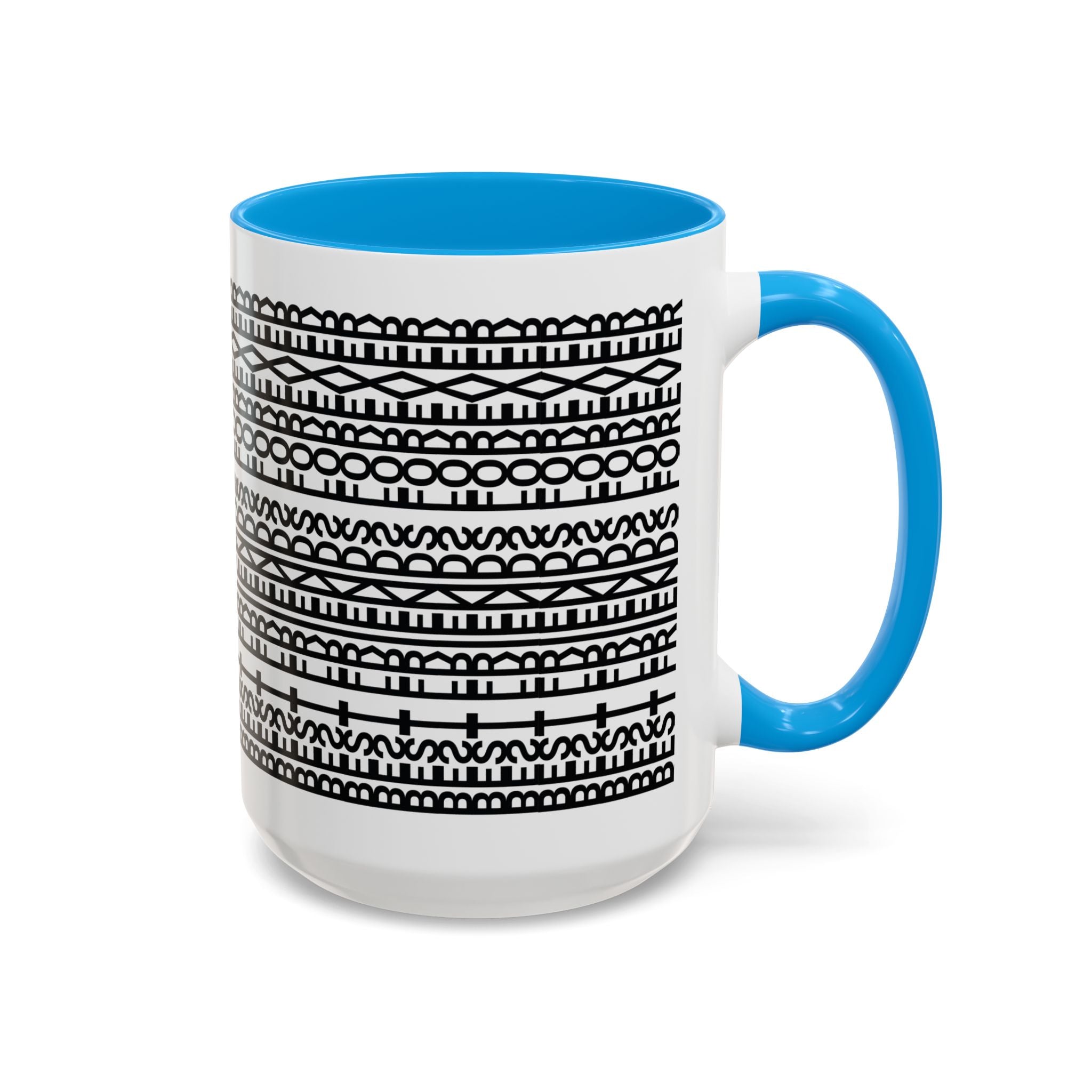 Mug - Best Friends Forever Colorful Geometric Design