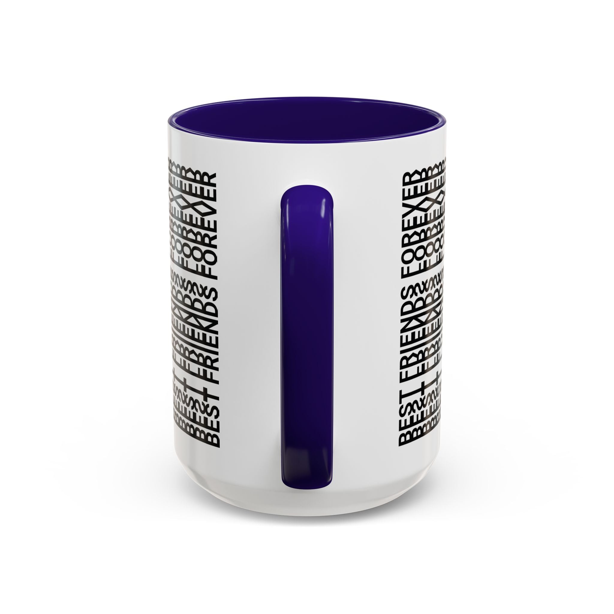 Mug - Best Friends Forever Colorful Geometric Design
