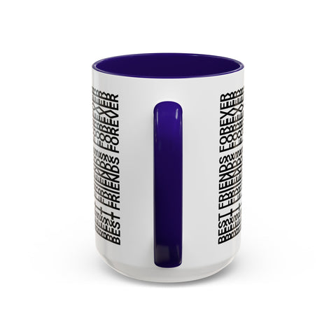 Mug - Best Friends Forever Colorful Geometric Design