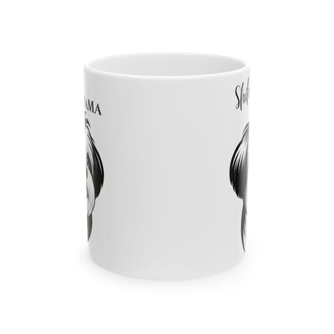 Mug - Cute Shih Tzu Doggie, Shih Tzu Mama - Ceramic Mug (11oz, 15oz)