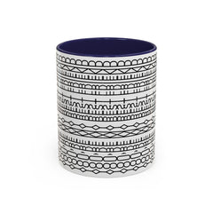 You're My Best Friend Stylish Accent Coffee Mug - Modern Design, Home Decor, Gift for Coffee Lovers, Unique Mug for Birthdays, Black and White Pattern