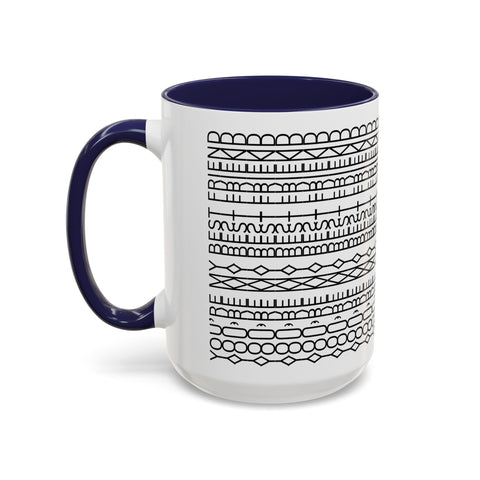 You're My Best Friend Stylish Accent Coffee Mug - Modern Design, Home Decor, Gift for Coffee Lovers, Unique Mug for Birthdays, Black and White Pattern