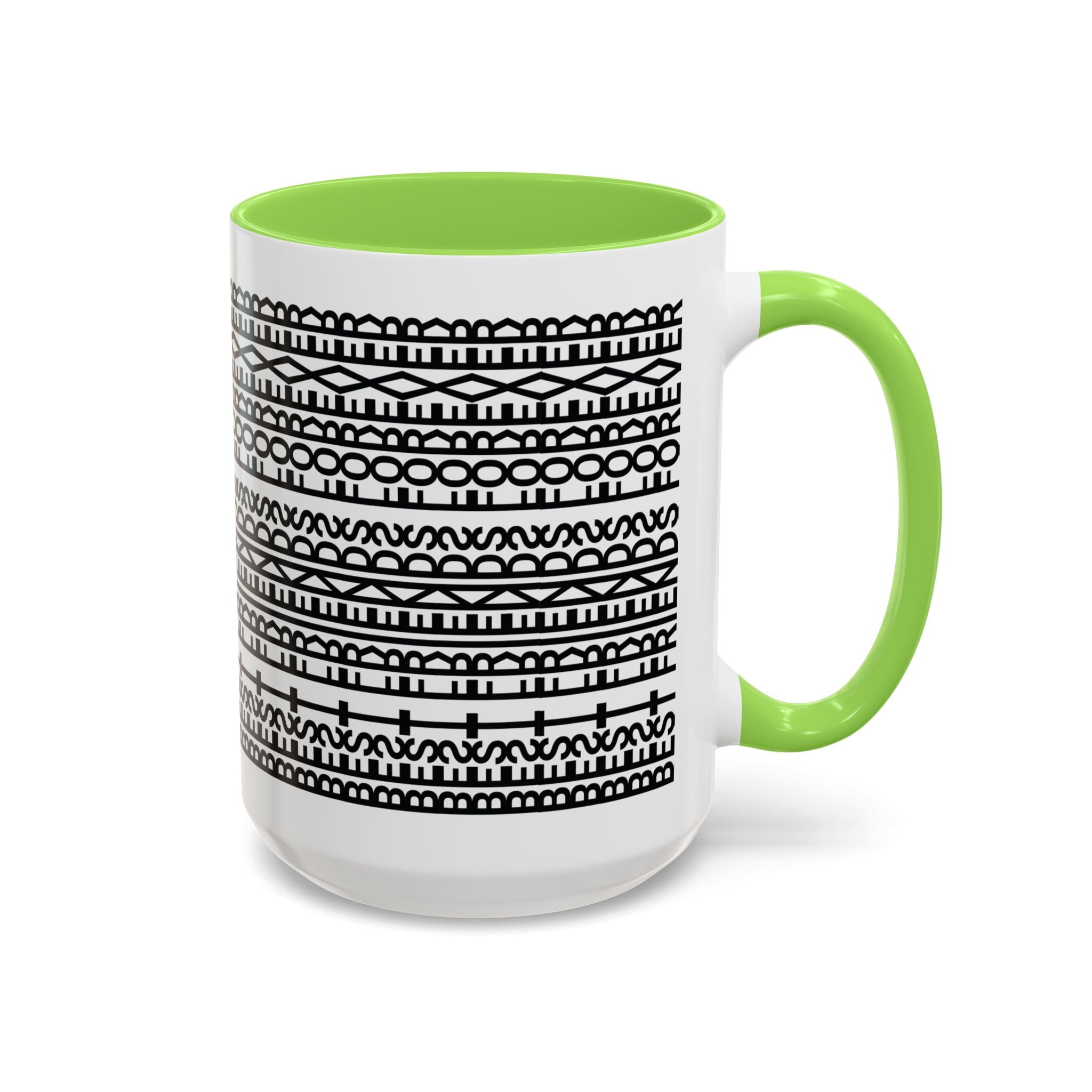Mug - Best Friends Forever Colorful Geometric Design