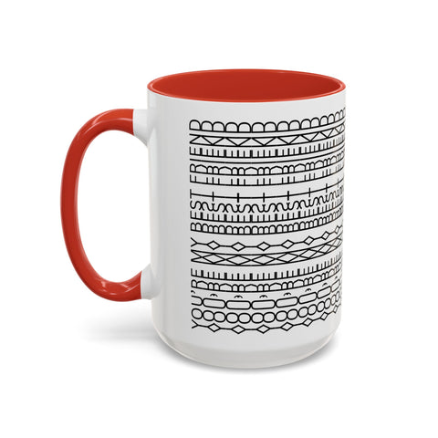 You're My Best Friend Stylish Accent Coffee Mug - Modern Design, Home Decor, Gift for Coffee Lovers, Unique Mug for Birthdays, Black and White Pattern