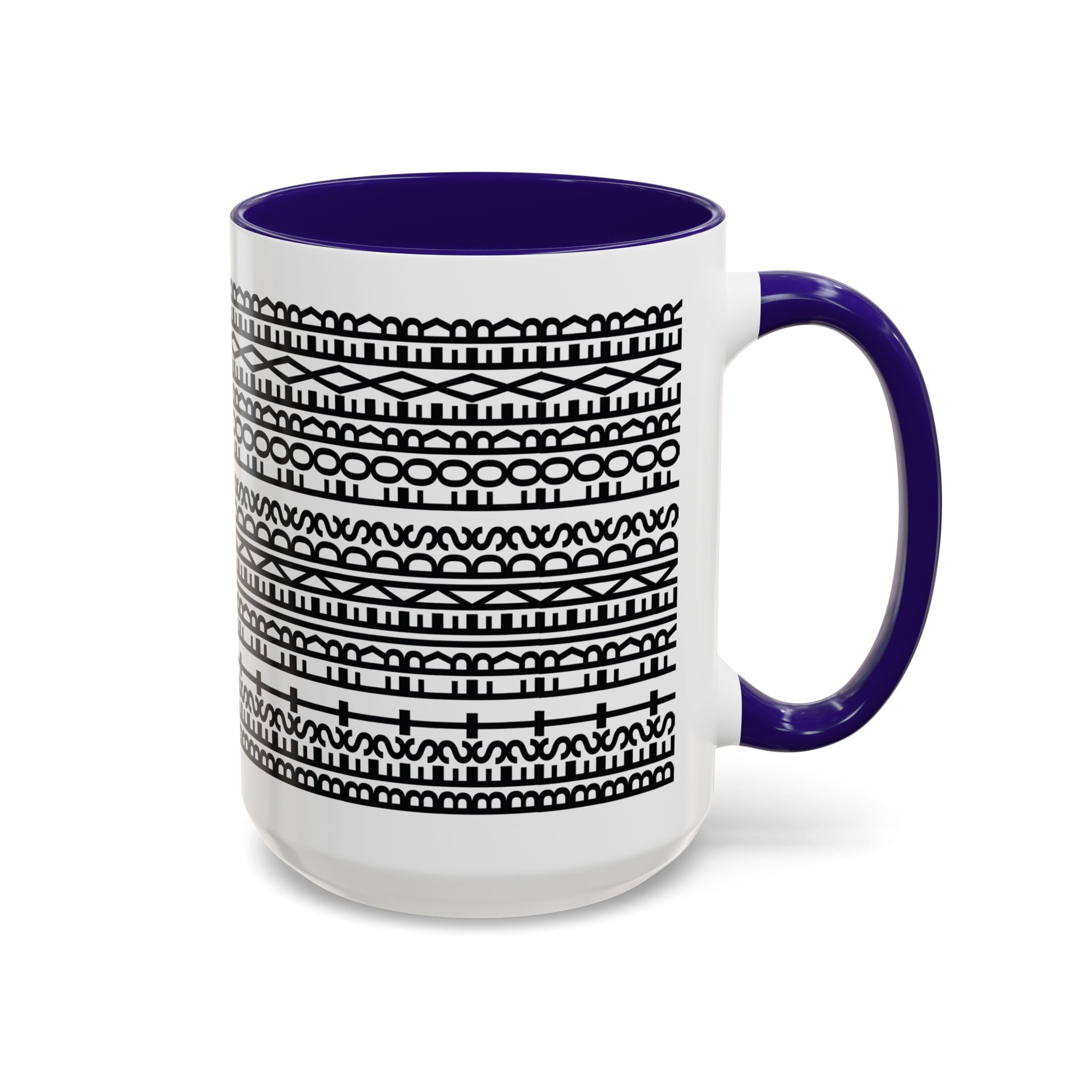 Mug - Best Friends Forever Colorful Geometric Design