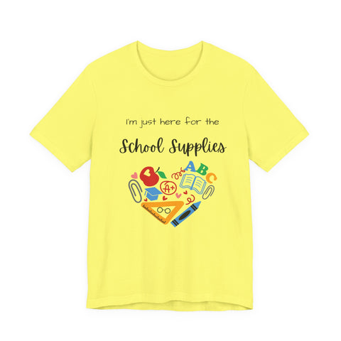 Teacher Tee - School Supplies Funny Unisex Shirt