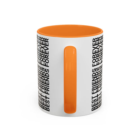 Mug - Best Friends Forever Colorful Geometric Design