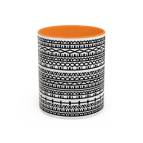 Mug - Best Friends Forever Colorful Geometric Design