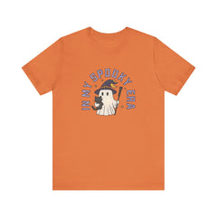 Ghost Cat Tee - Cute Halloween Unisex Jersey Short Sleeve Tee