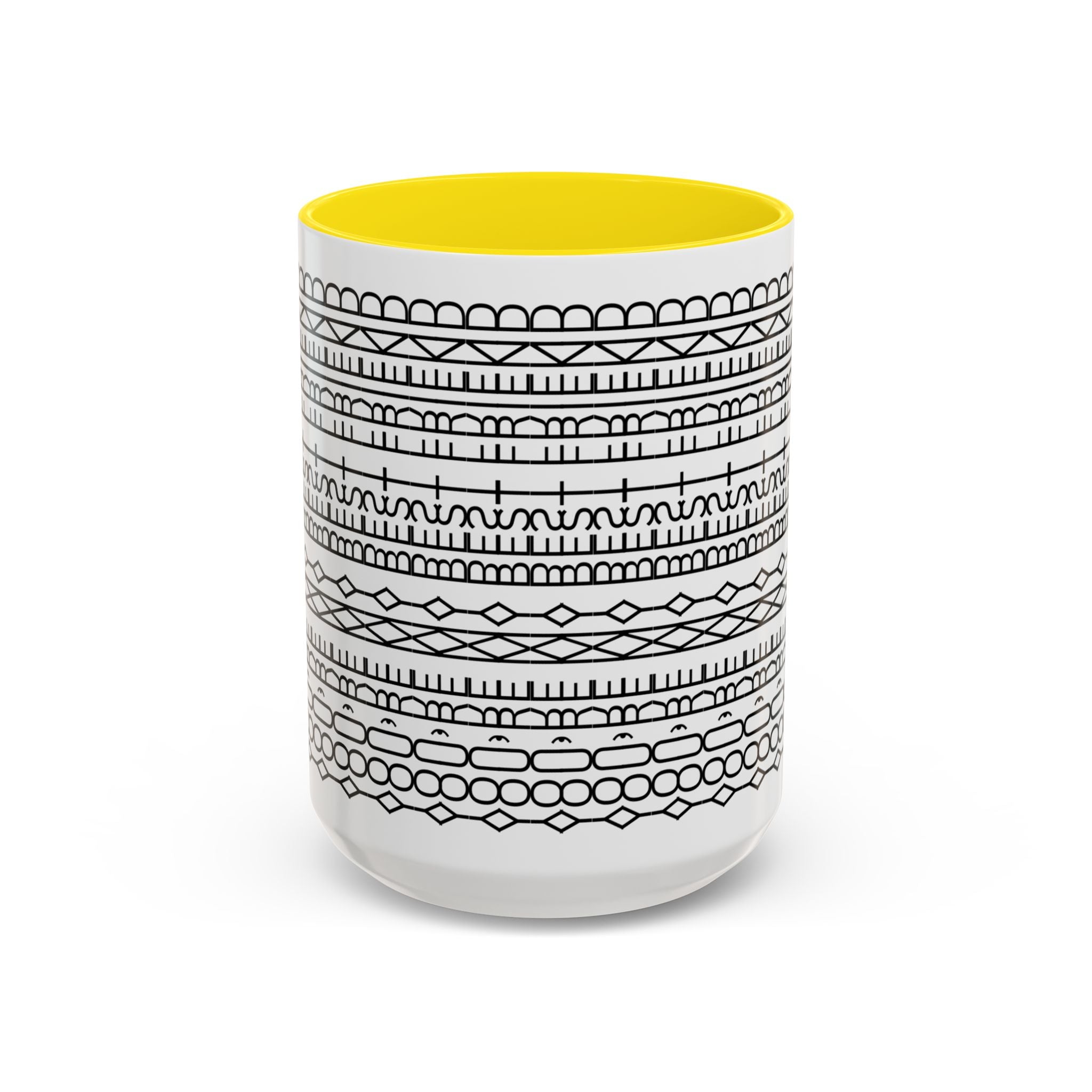 You're My Best Friend Stylish Accent Coffee Mug - Modern Design, Home Decor, Gift for Coffee Lovers, Unique Mug for Birthdays, Black and White Pattern