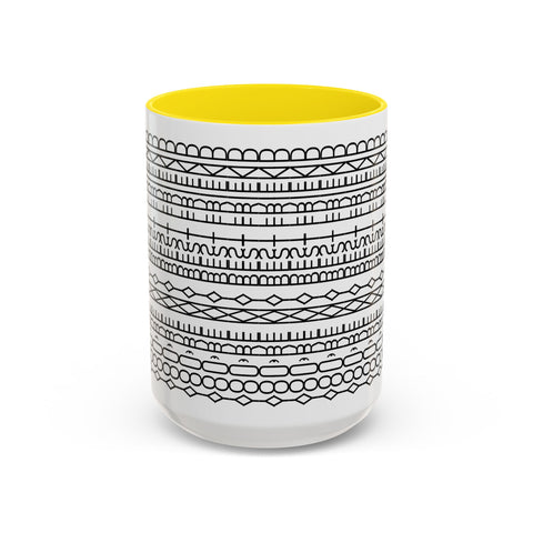 You're My Best Friend Stylish Accent Coffee Mug - Modern Design, Home Decor, Gift for Coffee Lovers, Unique Mug for Birthdays, Black and White Pattern