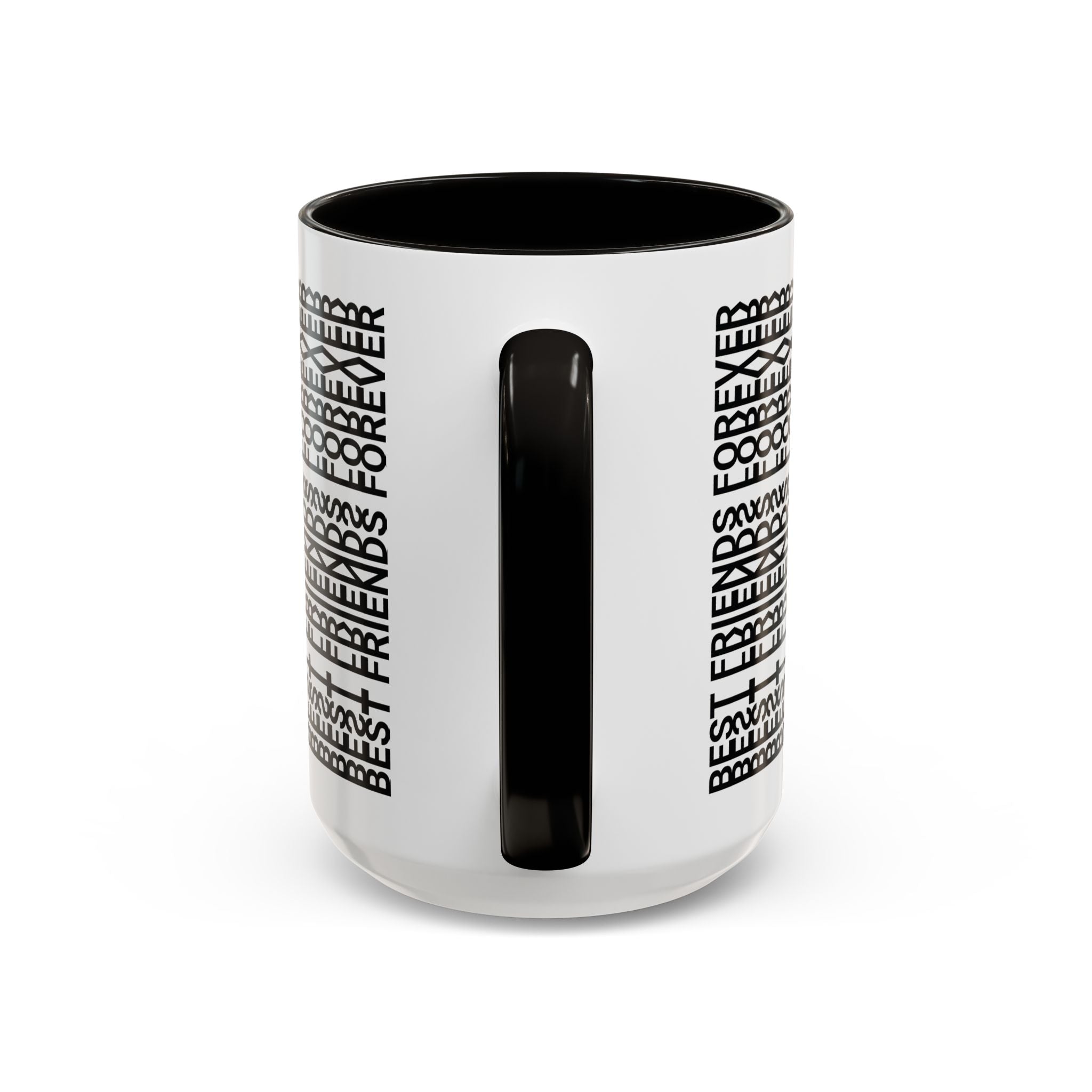 Mug - Best Friends Forever Colorful Geometric Design