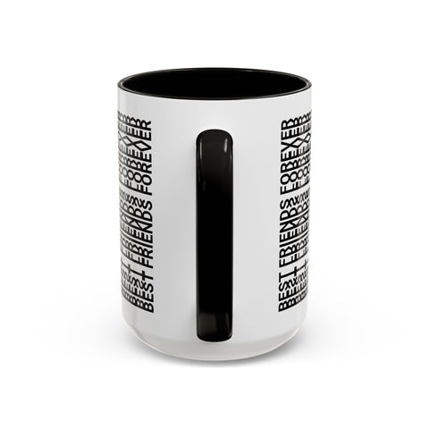 Mug - Best Friends Forever Colorful Geometric Design