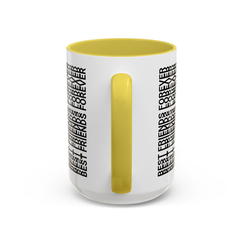 Mug - Best Friends Forever Colorful Geometric Design