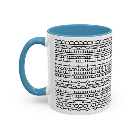 Mug - You're My Best Friend Geometric Shapes Coffee Cup