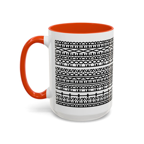 Mug - Best Friends Forever Colorful Geometric Design