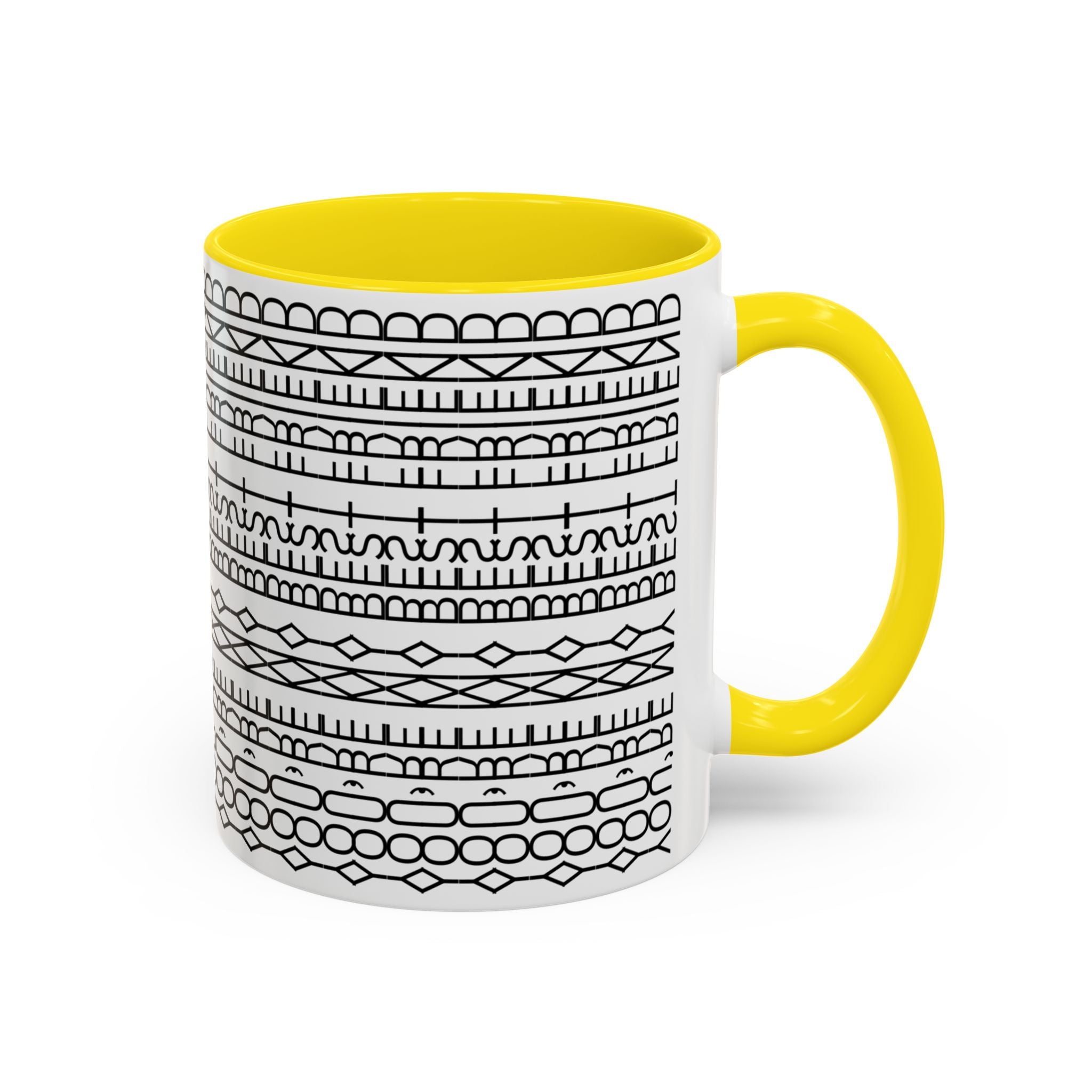 You're My Best Friend Stylish Accent Coffee Mug - Modern Design, Home Decor, Gift for Coffee Lovers, Unique Mug for Birthdays, Black and White Pattern