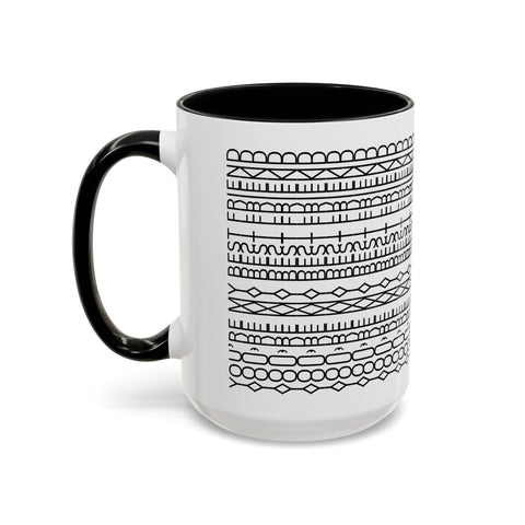 Mug - You're My Best Friend Geometric Shapes Coffee Cup