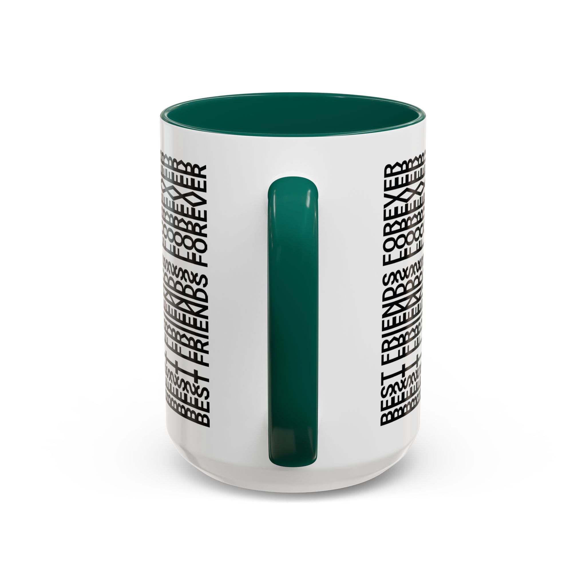 Mug - Best Friends Forever Colorful Geometric Design