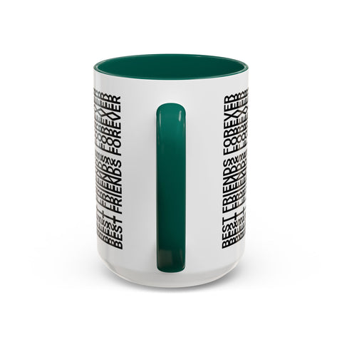 Mug - Best Friends Forever Colorful Geometric Design