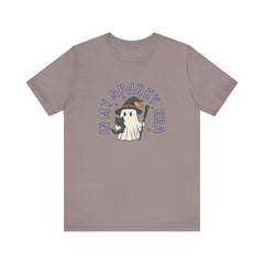 Ghost Cat Tee - Cute Halloween Unisex Jersey Short Sleeve Tee