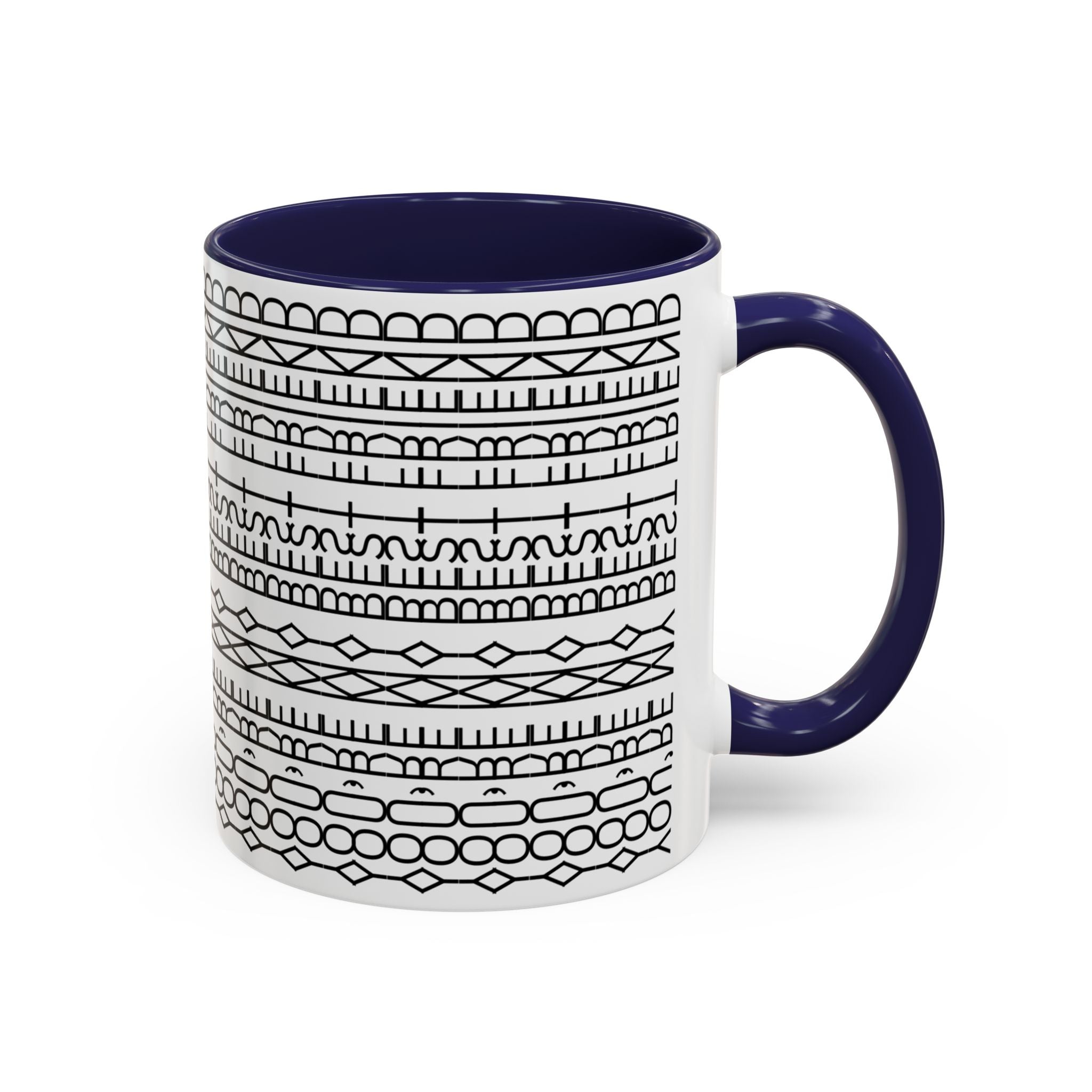 You're My Best Friend Stylish Accent Coffee Mug - Modern Design, Home Decor, Gift for Coffee Lovers, Unique Mug for Birthdays, Black and White Pattern