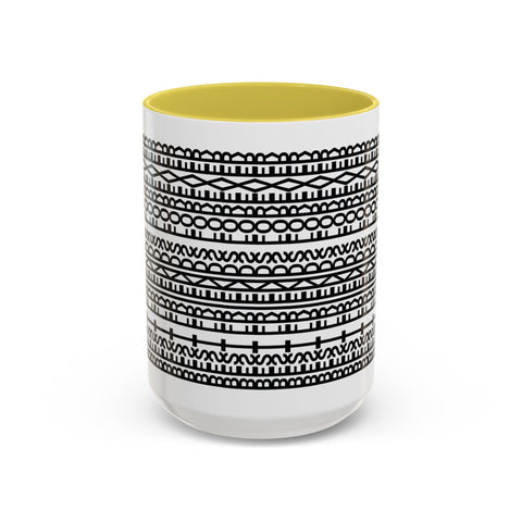 Mug - Best Friends Forever Colorful Geometric Design