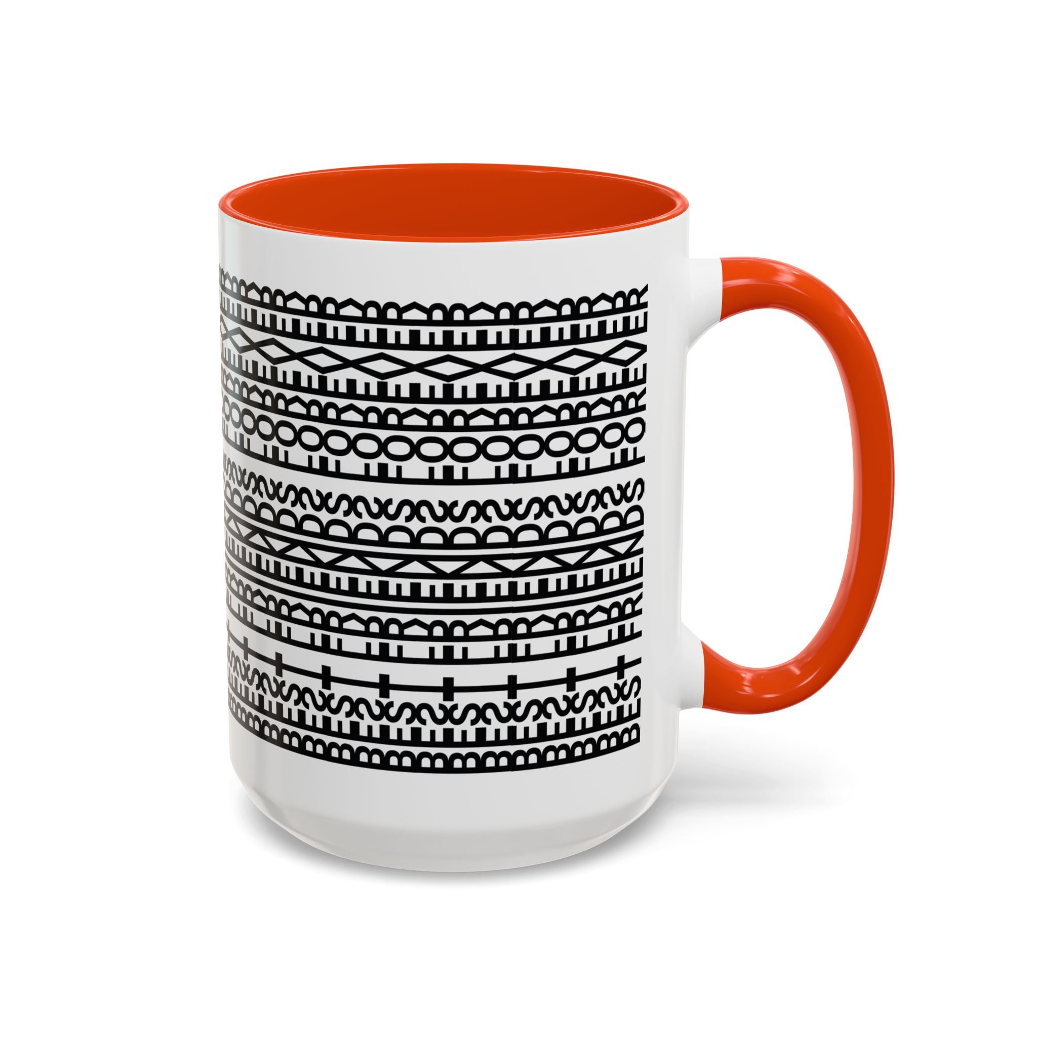 Mug - Best Friends Forever Colorful Geometric Design