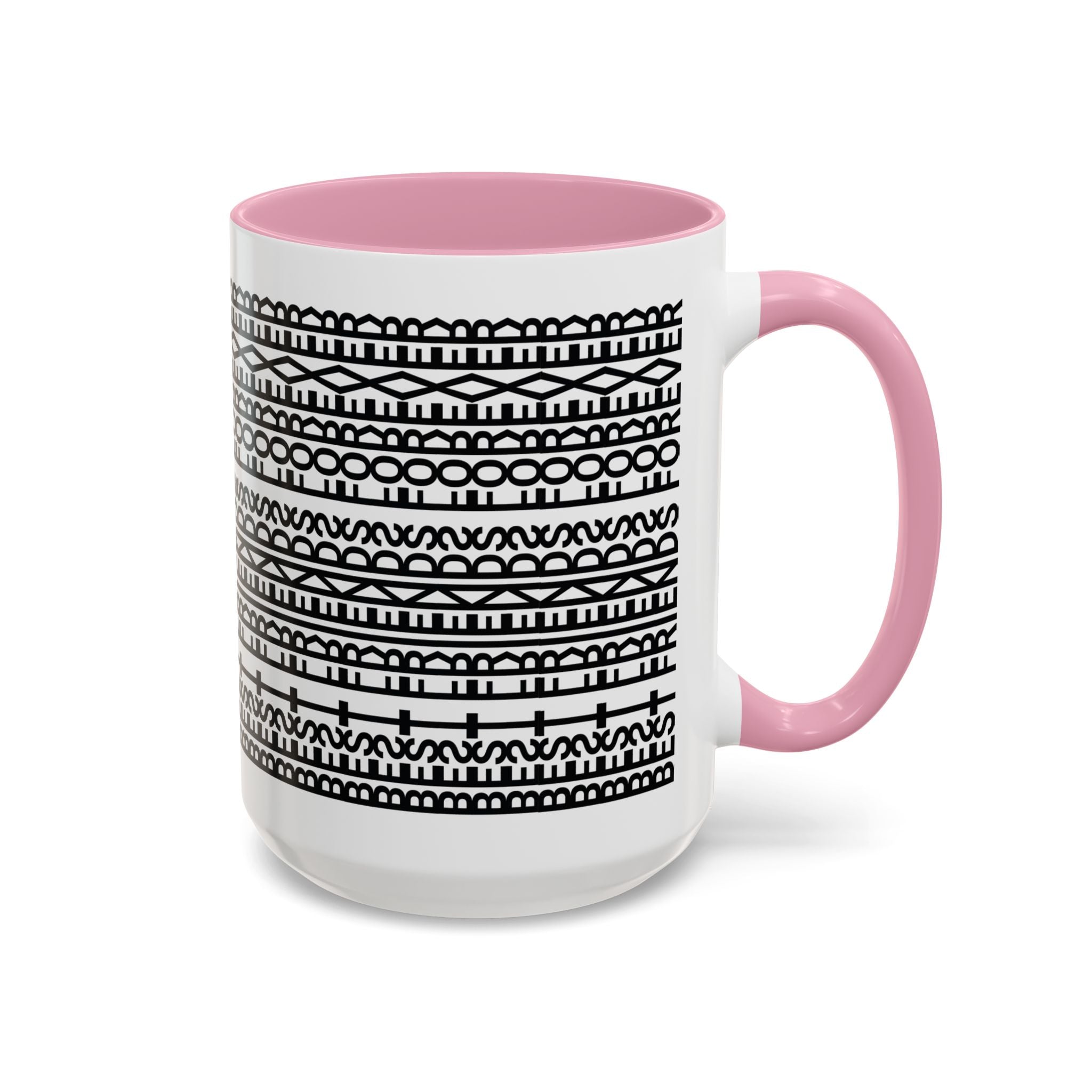 Mug - Best Friends Forever Colorful Geometric Design
