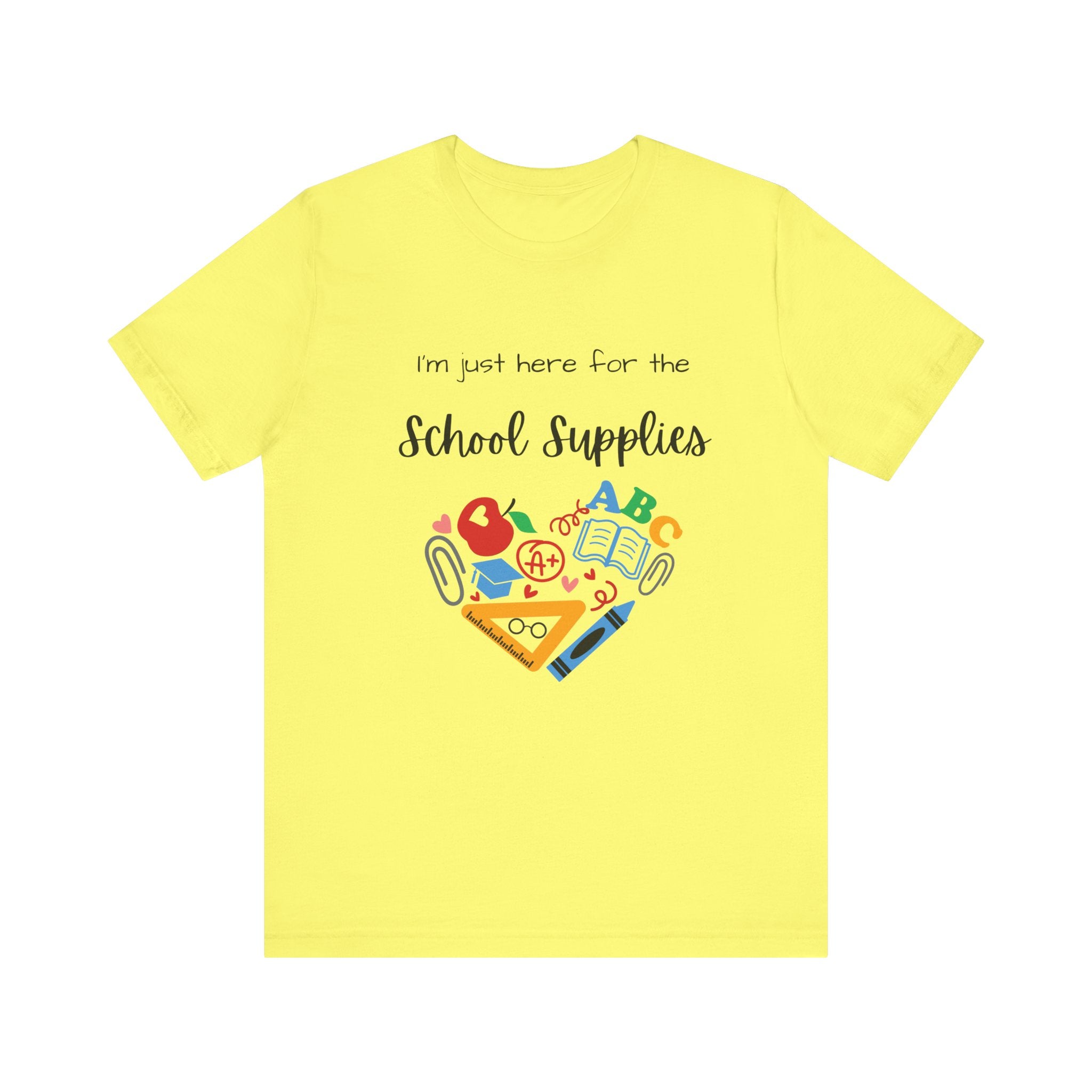 Teacher Tee - School Supplies Funny Unisex Shirt